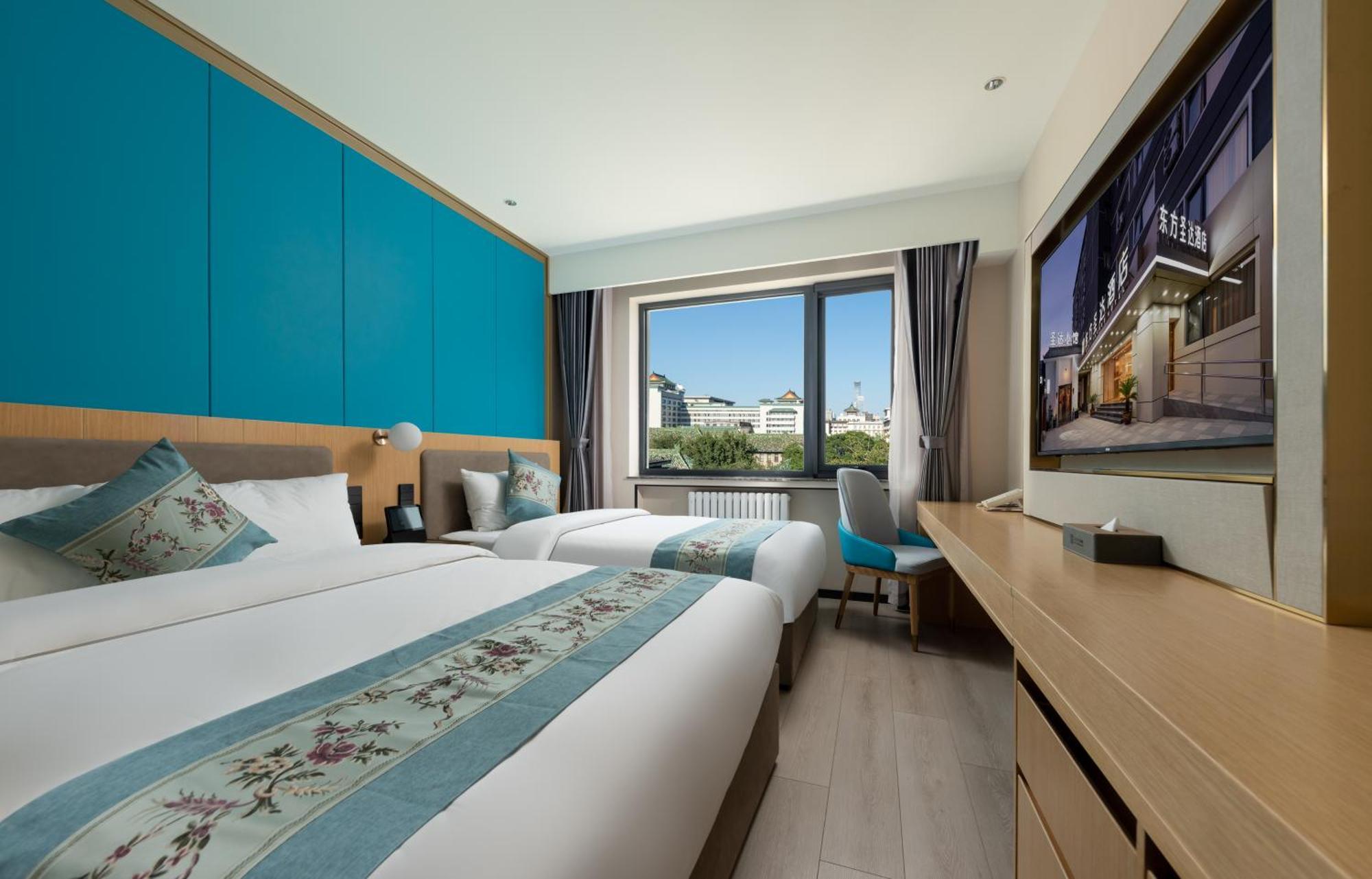 Jingfang Building Smart Hotel - Located In The Busiest Part Of The Downtown Area, Near Beijing Tiananmen Square And The Forbidden City,Wangfujing Shopping Street ,Newly Opened Hotel,Provide Free Laundry Service,Provide Tourism And Ticketing Services エクステリア 写真